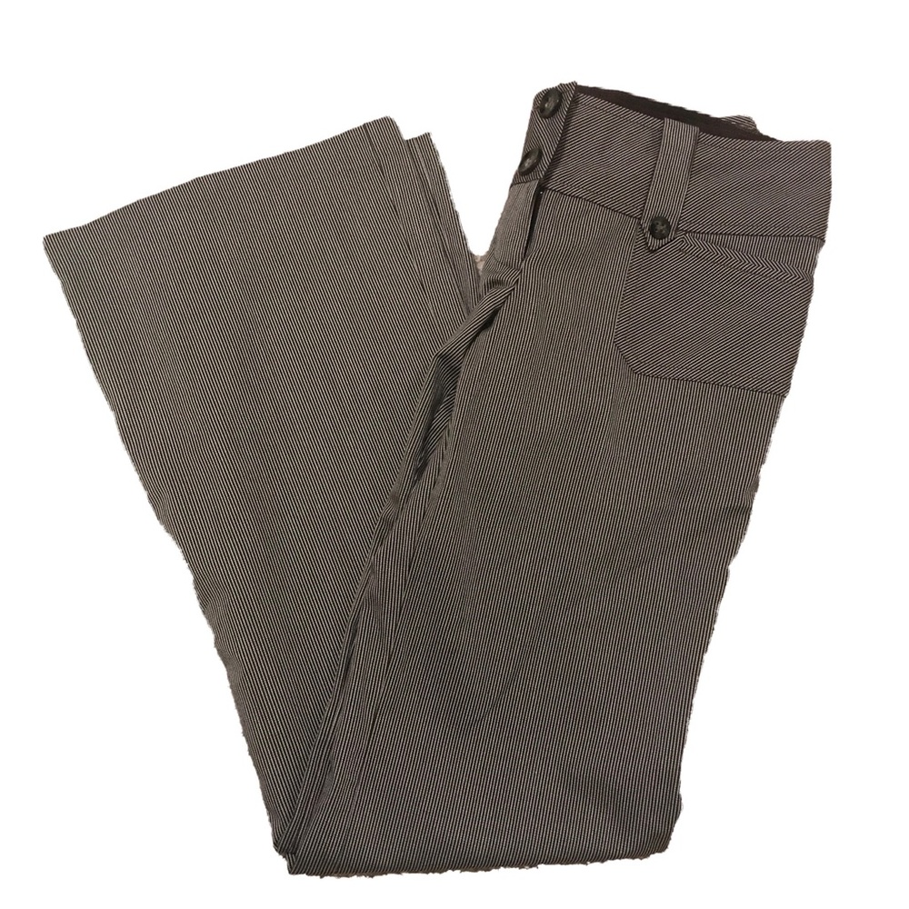 Vintage Y2K Low Rise Brown Pinstripe Pants